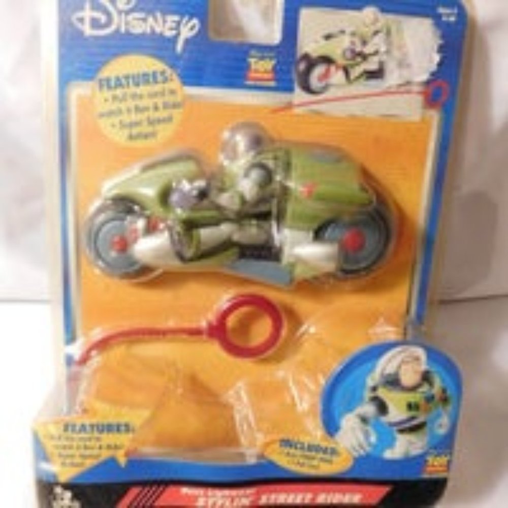 Disney Buzz Lightyear Stylin' Street Rider Motorcycle Toy NEW